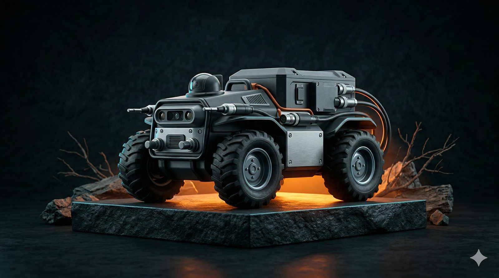 户外巡检设备搭载的越野电源平台